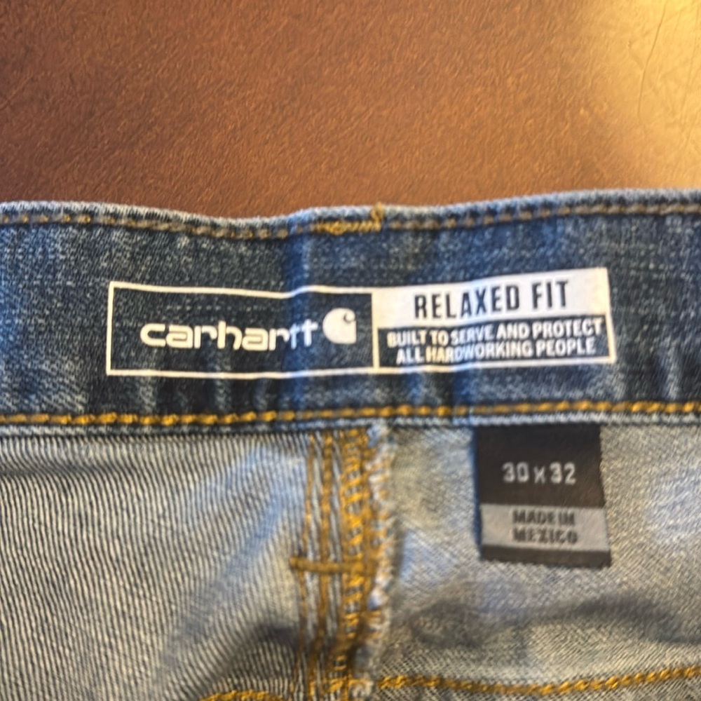 Carhartt Mens Rugged Flex Relaxed Fit 5 pocket Jean Size 30x32